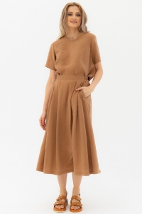 SPÓDNICA MARIN - CAMEL