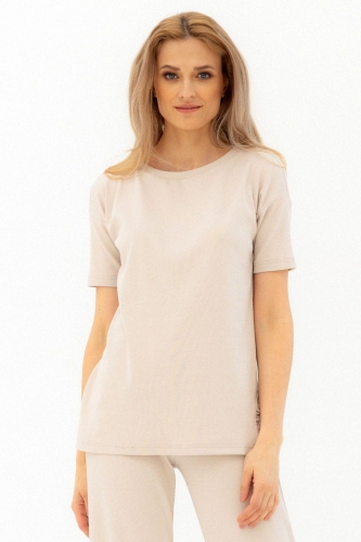 BLUZKA PAYETTE - BEŻOWY