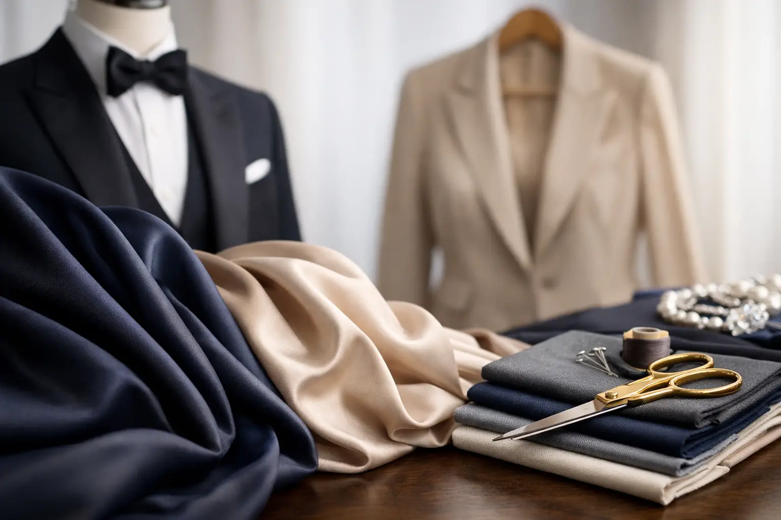 Najlepsze tkaniny na eleganckie ubrania